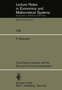 Input-Output Analysis and the Structure of Income Distribution - Miyazawa, K.