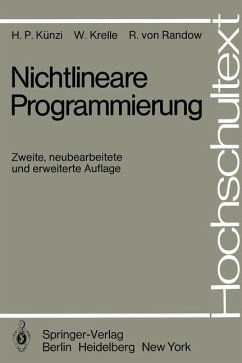Nichtlineare Programmierung - Künzi, H. P.; Krelle, W.; Randow, R. von
