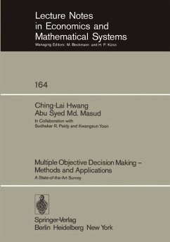 Multiple Objective Decision Making ¿ Methods and Applications - Hwang, C.-L.;Masud, A.S.M.
