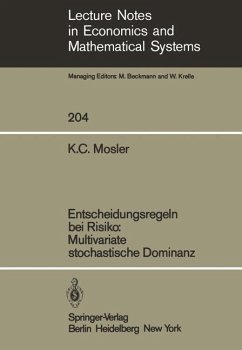 Entscheidungsregeln bei Risiko Multivariate stochastische Dominanz - Mosler, Karl