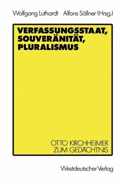 Verfassungsstaat, Souveränität, Pluralismus