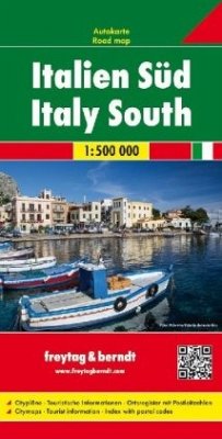 Freytag & Berndt Autokarte Italien Süd, Maßstab 1:500.000. Italy South. Italia meridionale. Italie du Sud. Italia del Sud