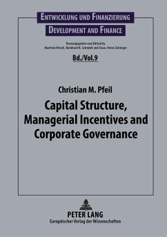 Cover Capital Structure, Managerial Incentives and Corporate Governance