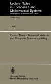 Control Theory, Numerical Methods and Computer Systems Modelling
