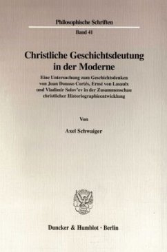 Cover Christliche Geschichtsdeutung in der Moderne.
