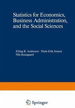Statistics for Economics, Business Administration, and the Social Sciences - Andersen, Erling B.; Jensen, Niels-Erik; Kousgaard, Nils