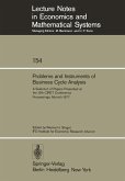 Problems and Instruments of Business Cycle Analysis Problems and Instruments of Business Cycle Analysis