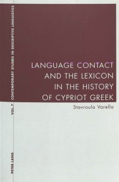 Language Contact and the Lexicon in the History of Cypriot Greek - Stavroula Varella