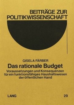 Das rationale Budget - Färber, Gisela