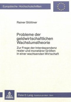 Cover Probleme der geldwirtschaftlichen Wachstumstheorie