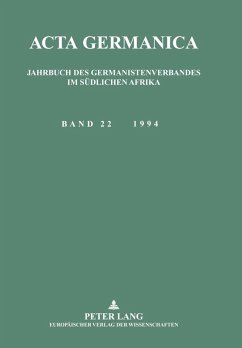 Cover Acta germanica