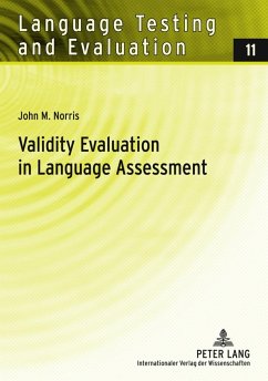 Validity Evaluation in Language Assessment - Norris, John M.