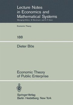 Economic Theory of Public Enterprise - Bös, D.