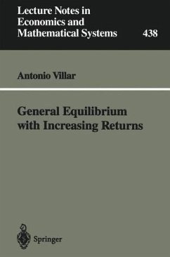General equilibrium with increasing returns. Lecture notes in economics and mathematical systems