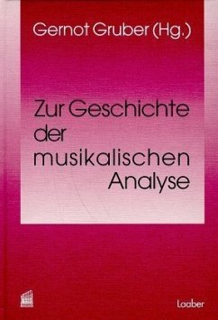 Zur Geschichte der musikalischen Analyse