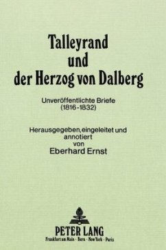 Cover Talleyrand und der Herzog von Dalberg
