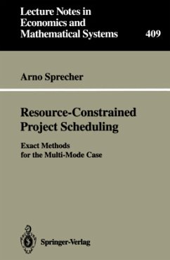 Resource-Constrained Project Scheduling - Sprecher, Arno
