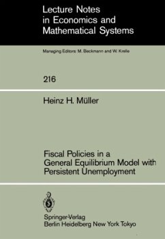Fiscal Policies in a General Equilibrium Model with Persistent Unemployment - Müller, H.H.