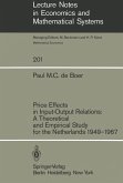 Price Effects in Input-Output Relations: A Theoretical and Empirical Study for the Netherlands 1949¿1967