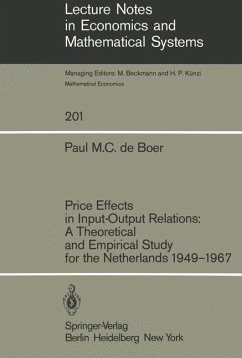 Price Effects in Input-Output Relations: A Theoretical and Empirical Study for the Netherlands 1949¿1967 - Boer, P. M. C. de