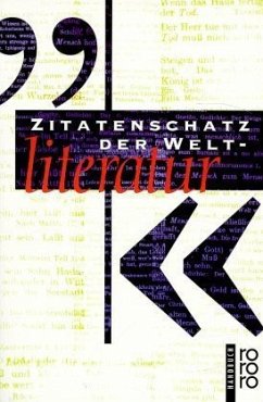 Zitatenschatz der Weltliteratur