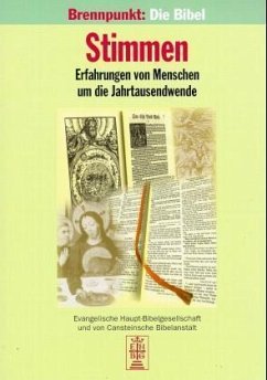 Stimmen / Brennpunkt Die Bibel Bd.2 - Brennpunkt: Die Bibel, Bd.2, Stimmen Rogge, Joachim and Triebler, Wolfgang