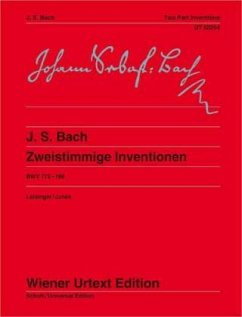 Zweistimmige Inventionen BWV 772-786, Klavier - Zweistimmige Inventionen