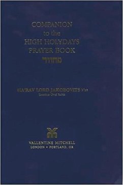 Companion to the High Holydays Prayer Book - Jakobovits, Ha'rav