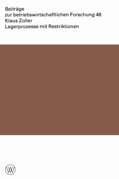 Cover Lagerprozesse mit Restriktionen