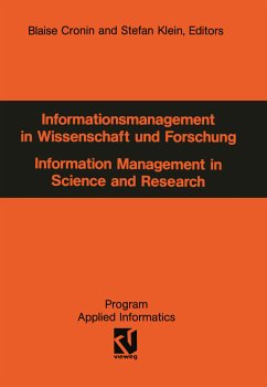 Informationsmanagement in Wissenschaft und Forschung