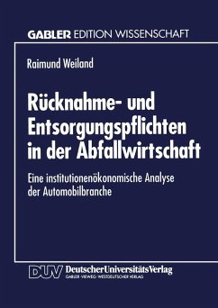 Cover Rücknahme- und Entsorgungspflichten in der Abfallwirtschaft
