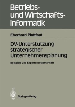 DV-Unterstützung strategischer Unternehmensplanung - Plattfaut, Eberhard