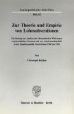 Zur Theorie und Empirie von Lohnsubventionen.