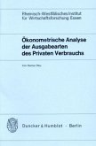 Ökonometrische Analyse der Ausgabearten des Privaten Verbrauchs.