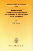 Promotoren und Prozesse institutionellen Wandels: Agrarreformen im Kanton Zürich im 18. Jahrhundert.