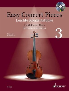 Cover Easy Concert Pieces. Violine und Klavier Band 3. Ausgabe mit CD