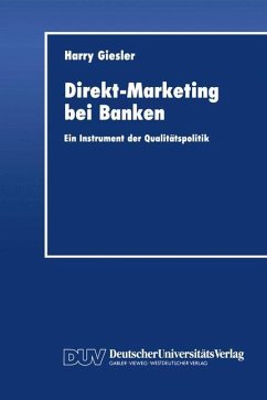 Direkt-Marketing bei Banken - Giesler, Harry