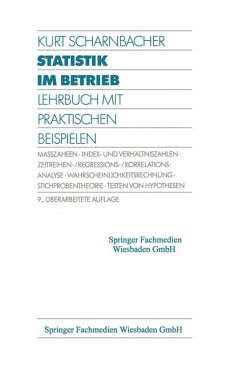 Statistik im Betrieb Lehrbuch mit praktischen Beispielen