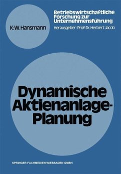 Dynamische Aktienanlage-Planung - Hansmann, Karl-Werner