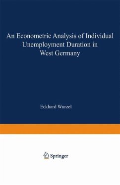 An Econometric Analysis of Individual Unemployment Duration in West Germany - Wurzel, Eckard