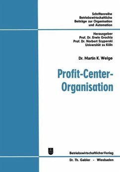 Profit-Center-Organisation - Welge, Martin K.