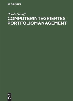 Computerintegriertes Portfoliomanagement - Gerloff, Harald