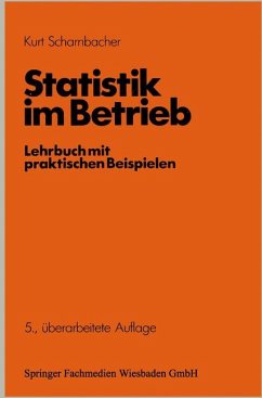 Statistik im Betrieb. - Scharnbacher, Kurt