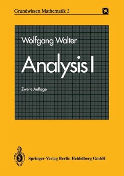 Analysis I - Walter, Wolfgang