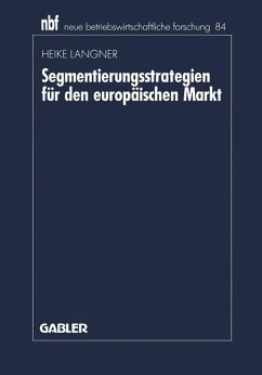 Segmentierungsstrategien für den europäischen Markt - Langner, Heike