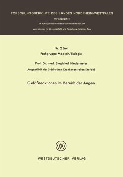 Gefäßreaktionen im Bereich der Augen - Niedermeier, Siegfried