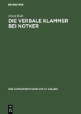 Die verbale Klammer bei Notker