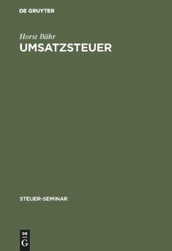 Umsatzsteuer - Bähr, Horst