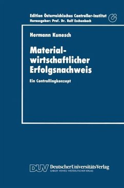 Materialwirtschaftlicher Erfolgsnachweis - Kunesch, Hermann