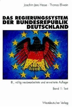 Das Regierungssystem der Bundesrepublik Deutschland, 2 Bde. - Hesse, Joachim J.; Ellwein, Thomas
